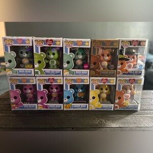 11 funko Care Bears, New however some of the boxes have slight creases.